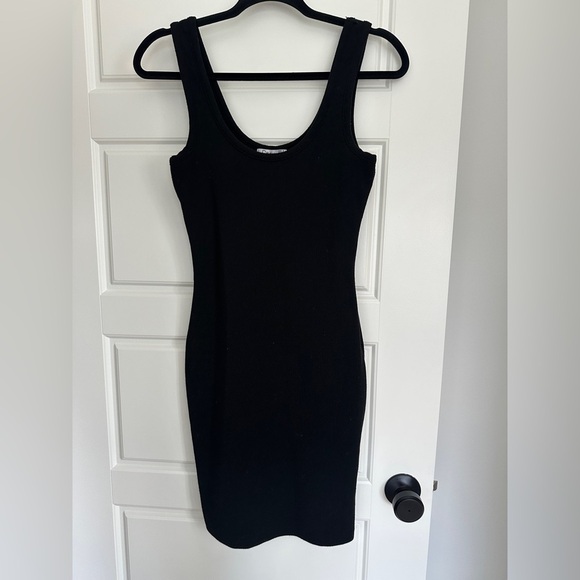 Dex Dresses & Skirts - Dex Black Bodycon Mini Dress Scoop Neck Sleeveless